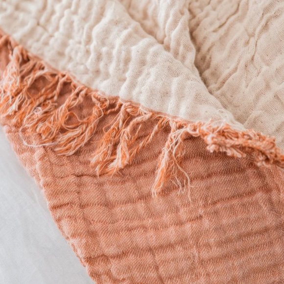 Blanket - Mussola Flow Blanket (Terracotta) - Picture 8 of 9